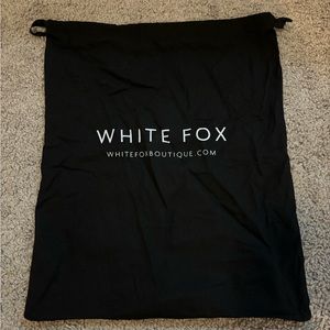 White Fox Clothing Bag
